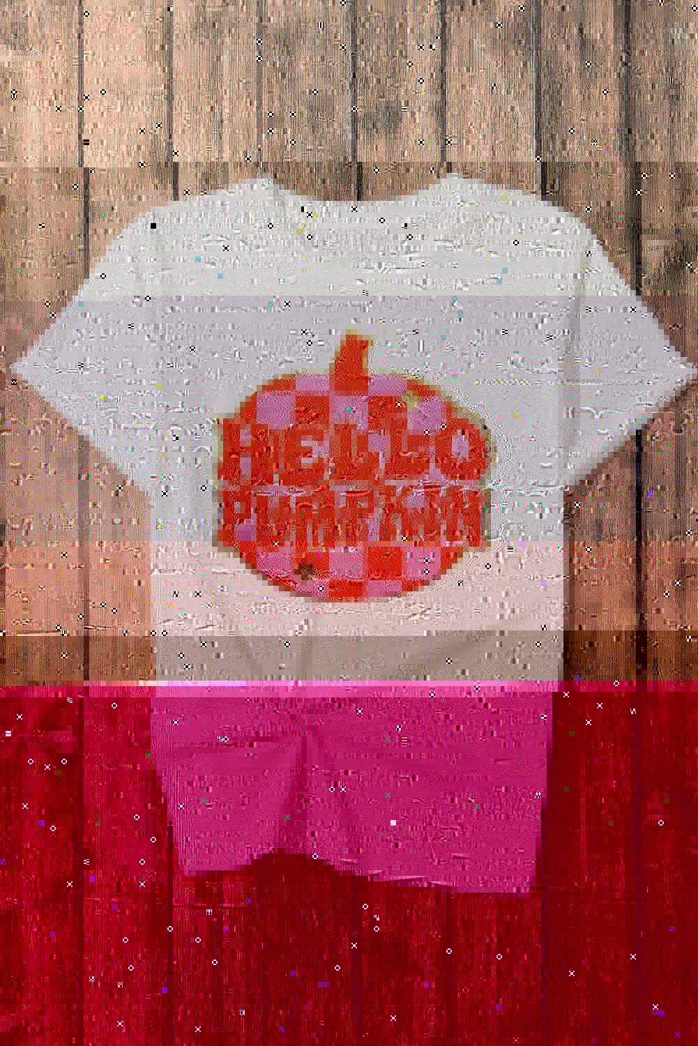 Pumpkin Round Neck Short Sleeve T-Shirt