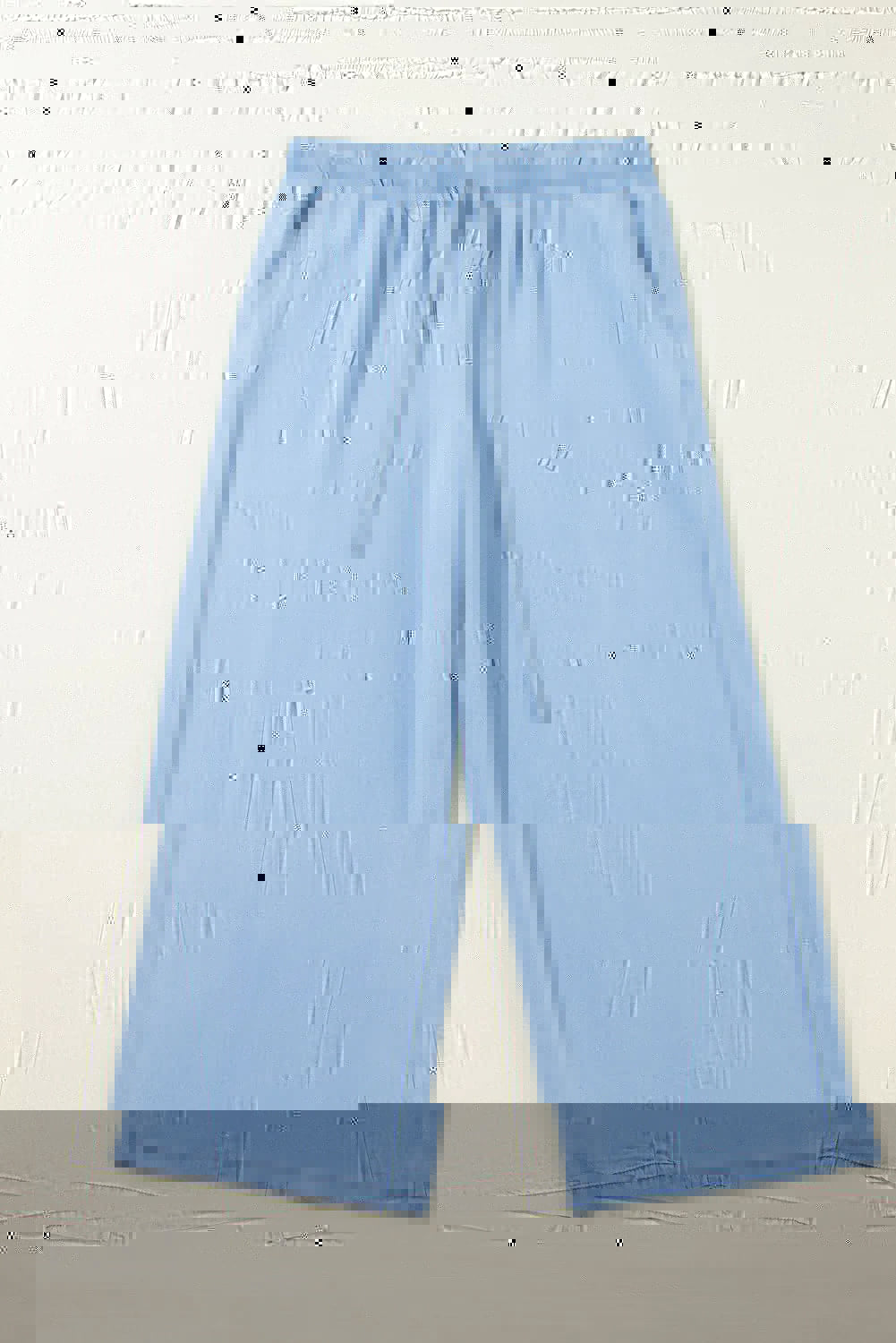 Drawstring Wide Leg Jeans