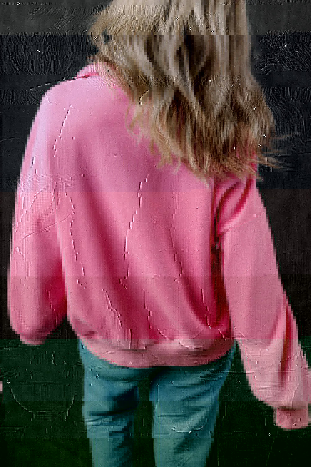 Half Zip Long Sleeve Sweatshirt